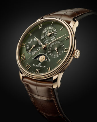 Green Like a Swiss Forest: Blancpain Drops a New Variant of its Villeret Perpetual Calendar