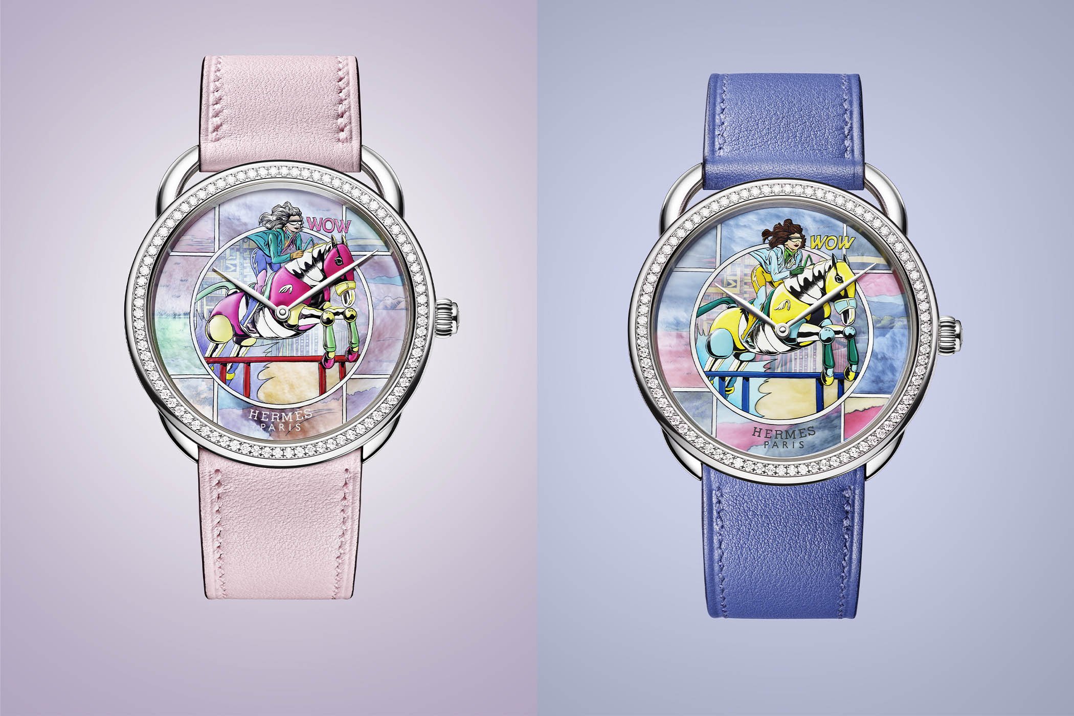 Hermes Paints and Sews a Galloping Horse onto the Arceau