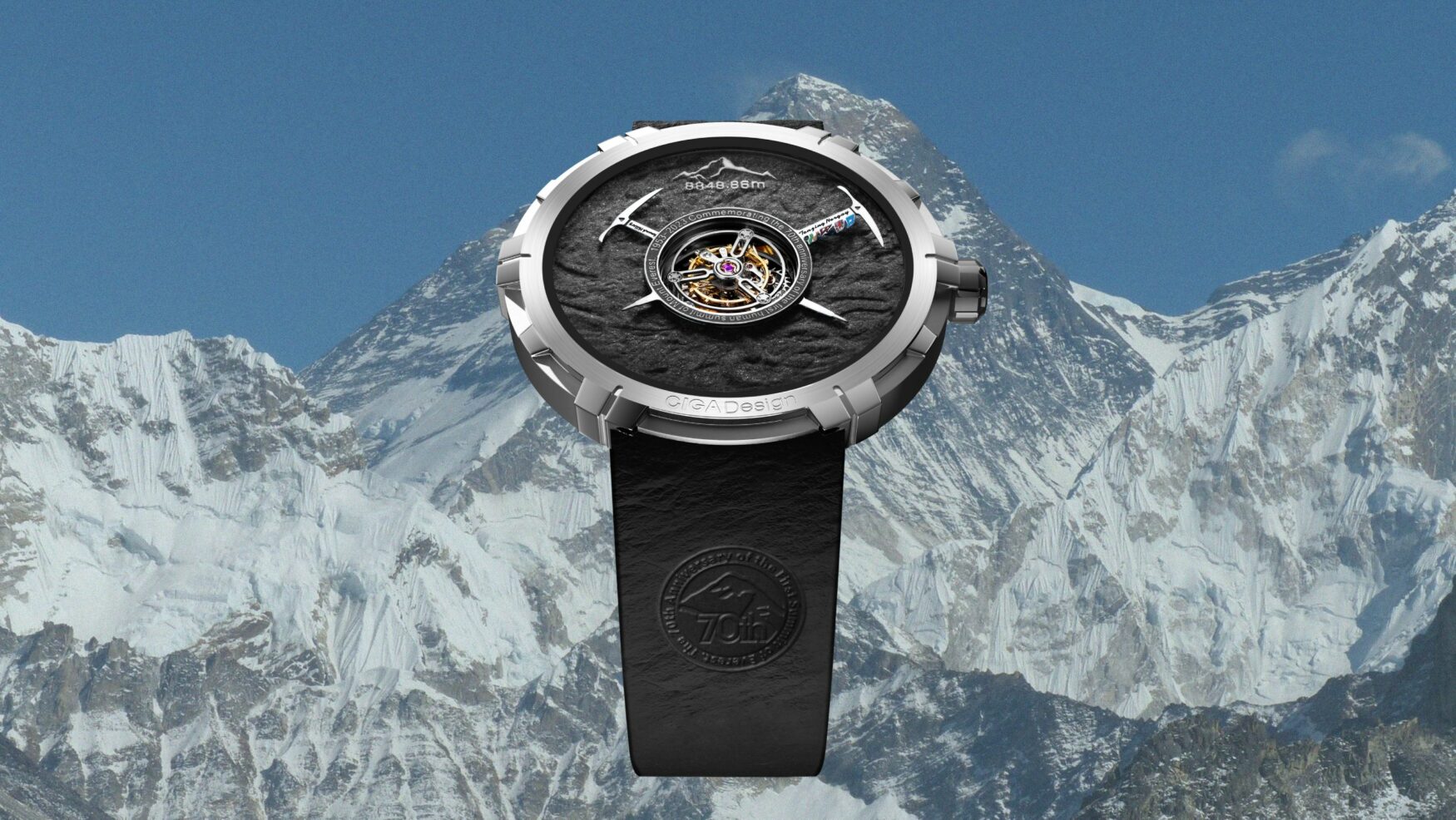 CIGA Design’s Central Tourbillon Mount Everest Homage Edition represents another peak for Chinese watchmaking