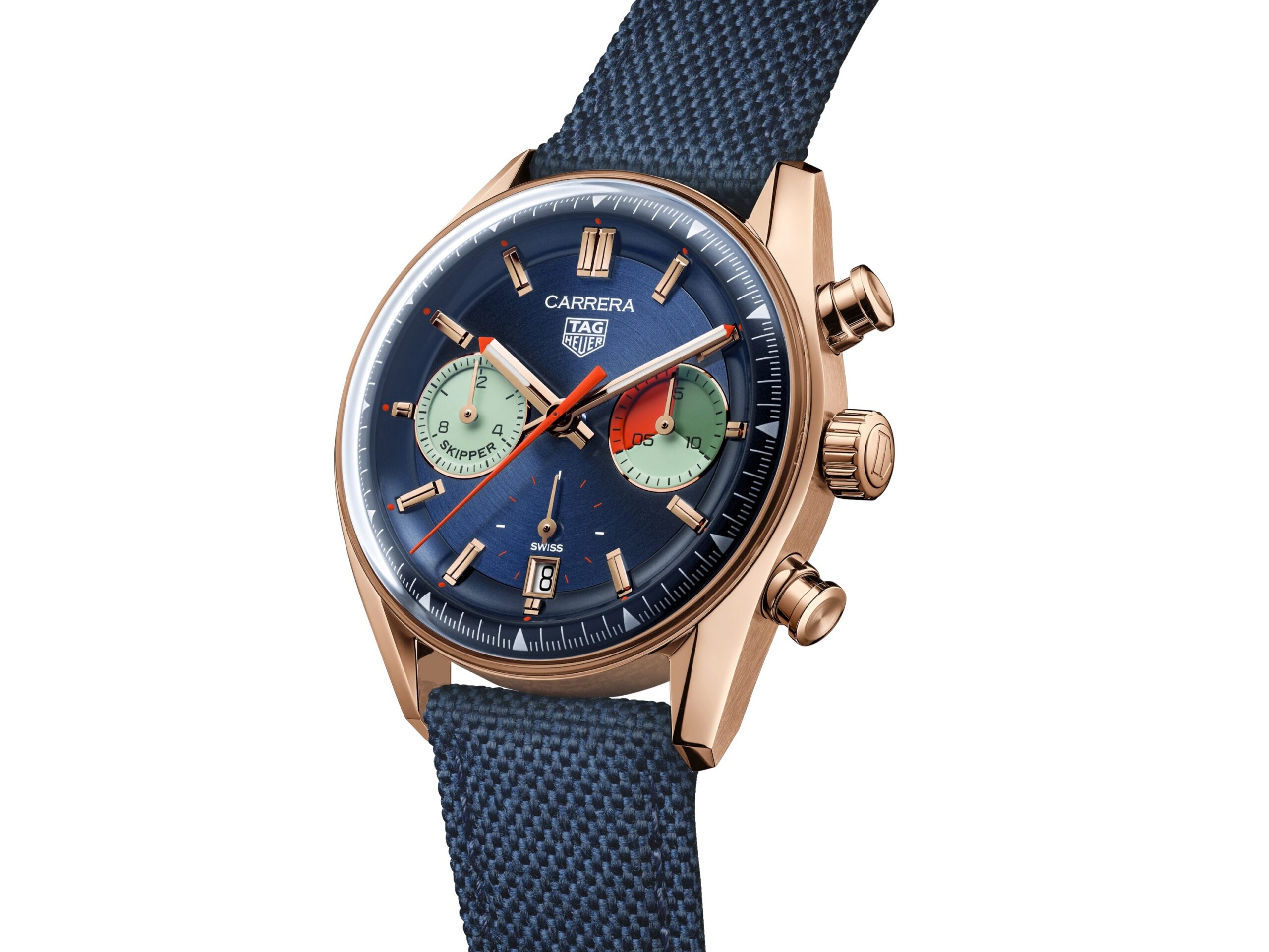 TAG Heuer Goes Rose Gold with Carrera Skipper