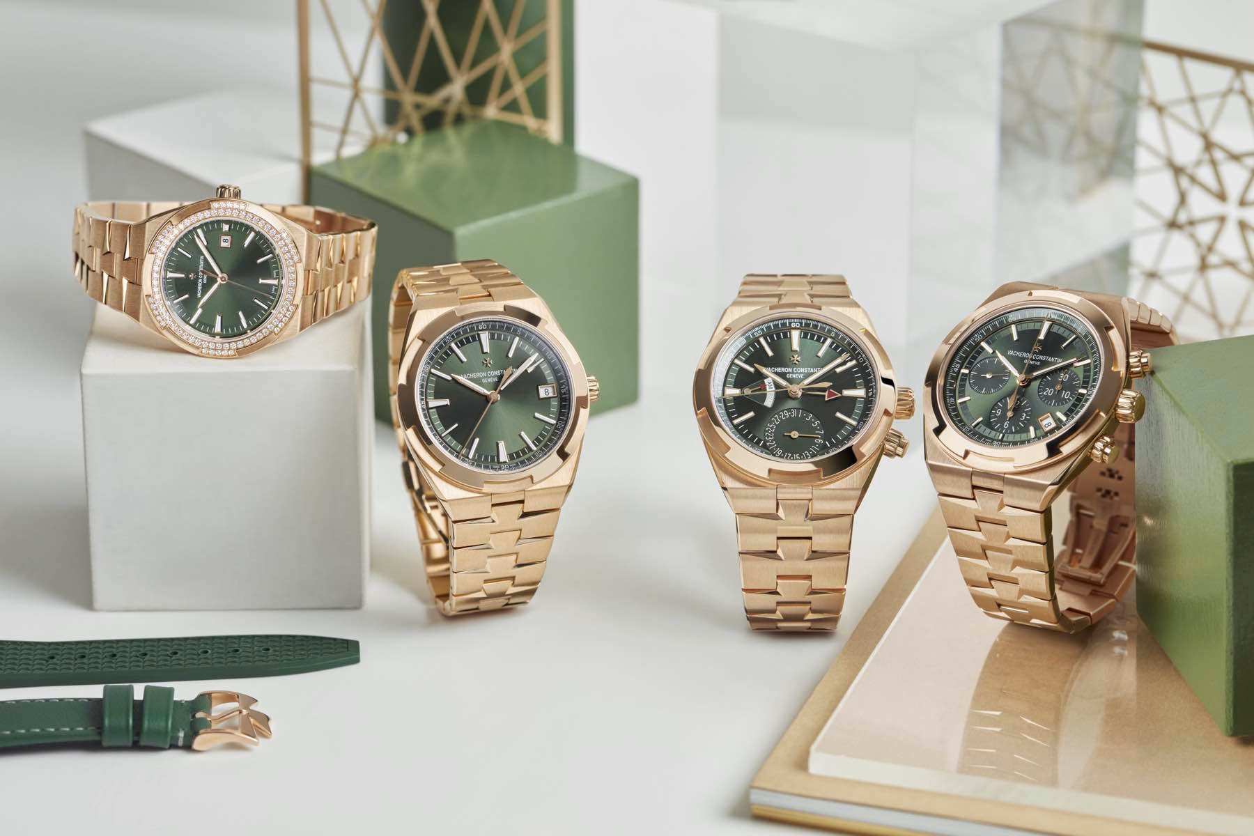 Introducing: Four Vacheron Constantin Overseas Variants With Green Dials And A Titanium Overseas Tourbillon