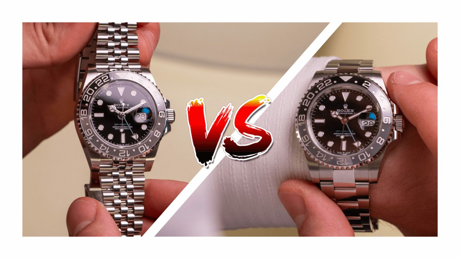 Oyster vs Jubilee: Which bracelet does the Rolex GMT-Master II look better on?