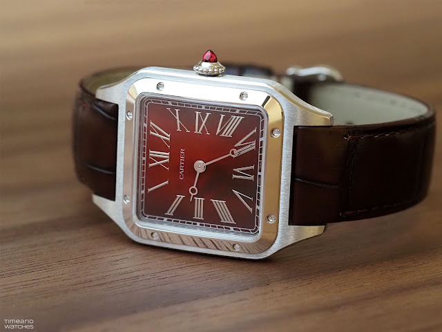 Cartier Santos-Dumont Rewind: telling time backwards