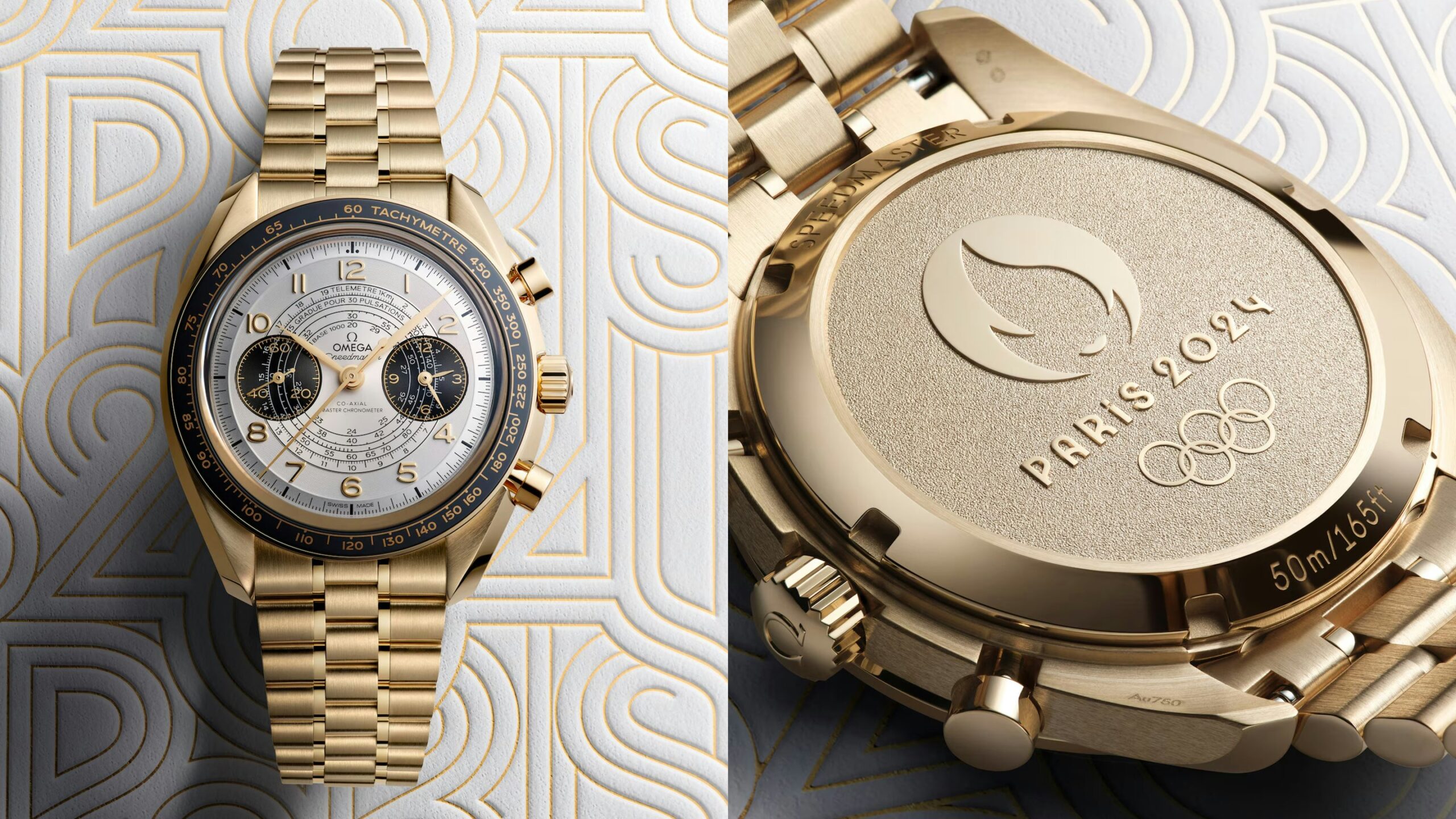 Introducing: Omega Is Counting Down To The Paris Olympics With Two New Chronoscope Models In Moonshine Gold And Steel