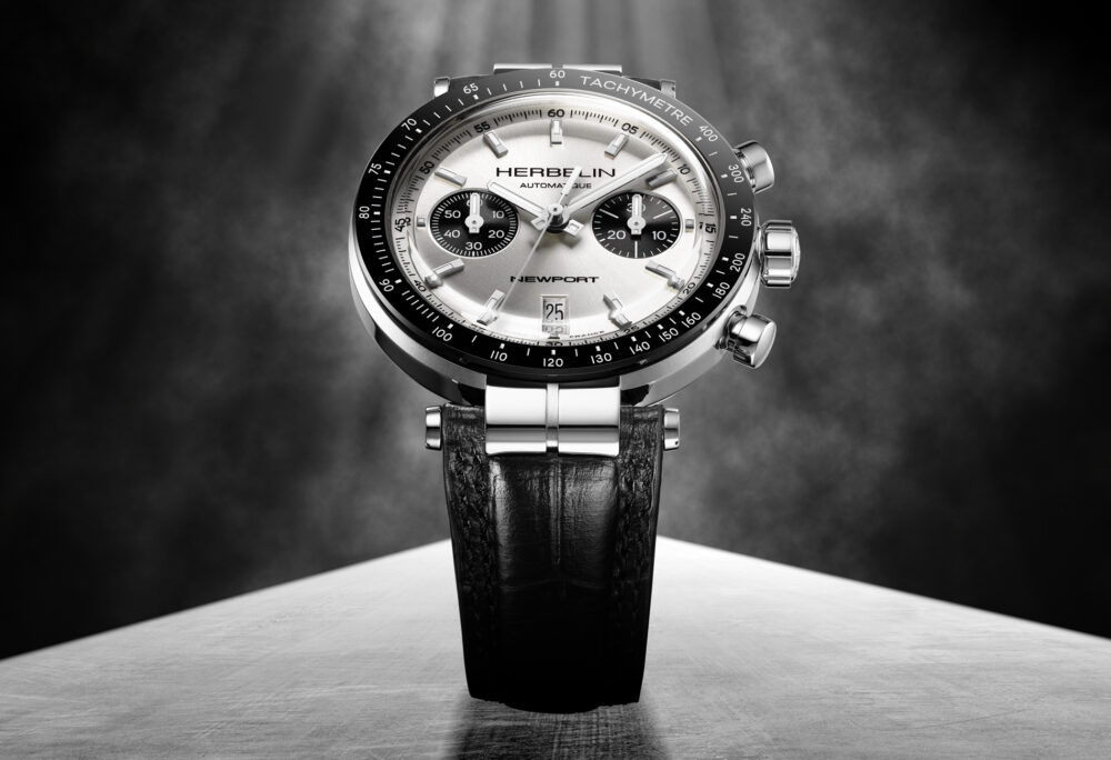 Herbelin issues Newport Héritage Chronograph with panda dial