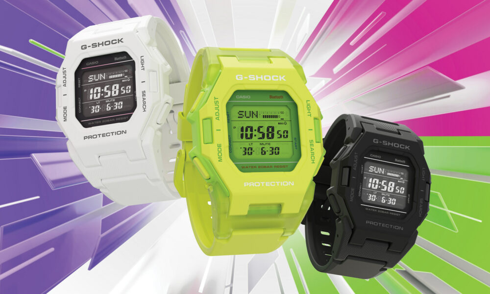 Casio introduces fresh case design and fitness tracking for connected G-Shock GBD500 watches