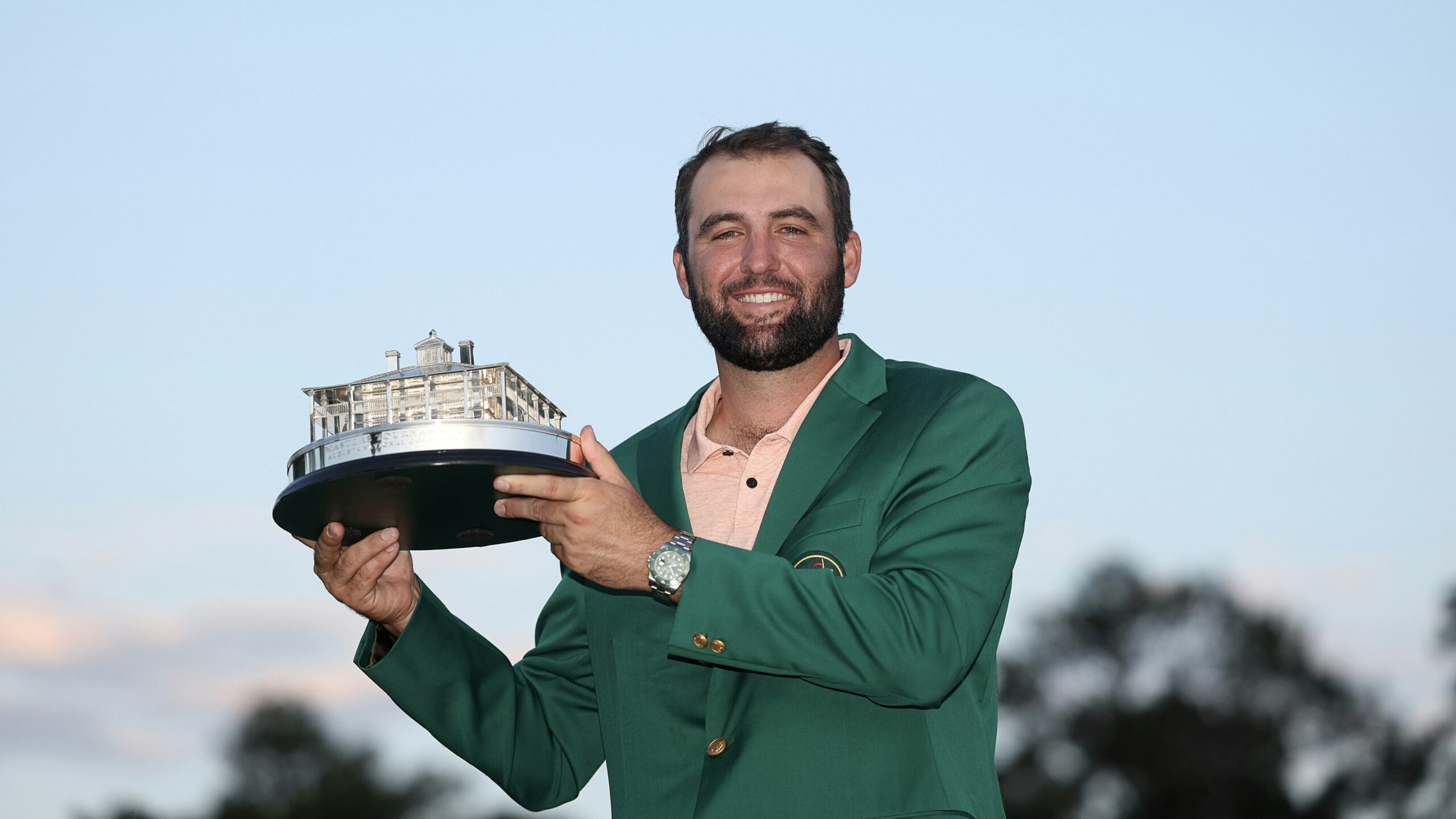 Watch Spotting: Scottie Scheffler Dons The Green Jacket A Second Time At The Masters Wearing A Green Rolex ‘Hulk’ Submariner Ref. 116610LV