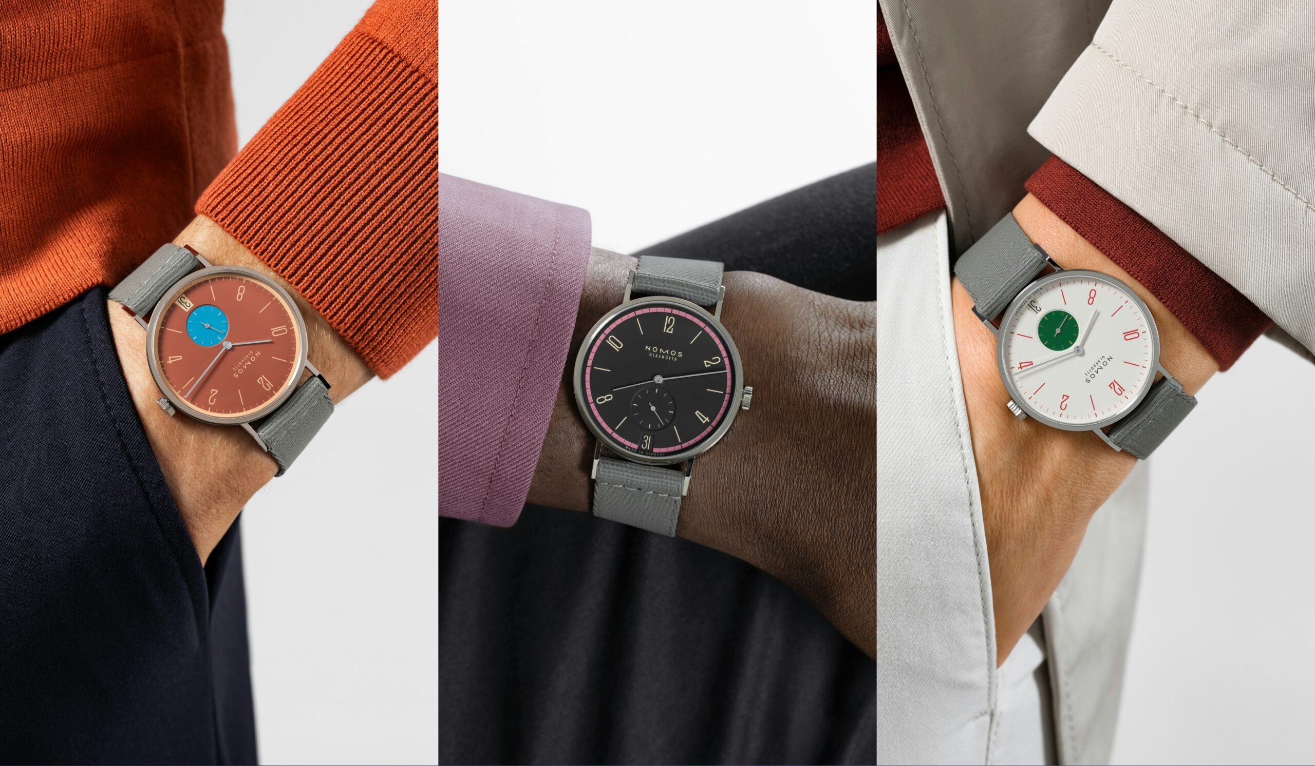 Introducing: Nomos Celebrates 175 Years Of Glashütte Watchmaking With 31 New Colorful Limited Edition Renditions Of The Tangente 38 Date