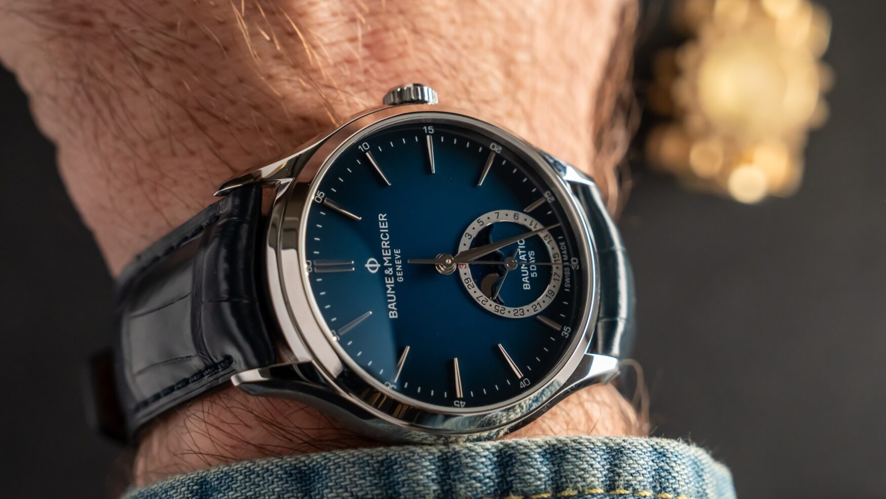 Baume & Mercier’s Clifton Baumatic Moon Phases epitomise understated luxury