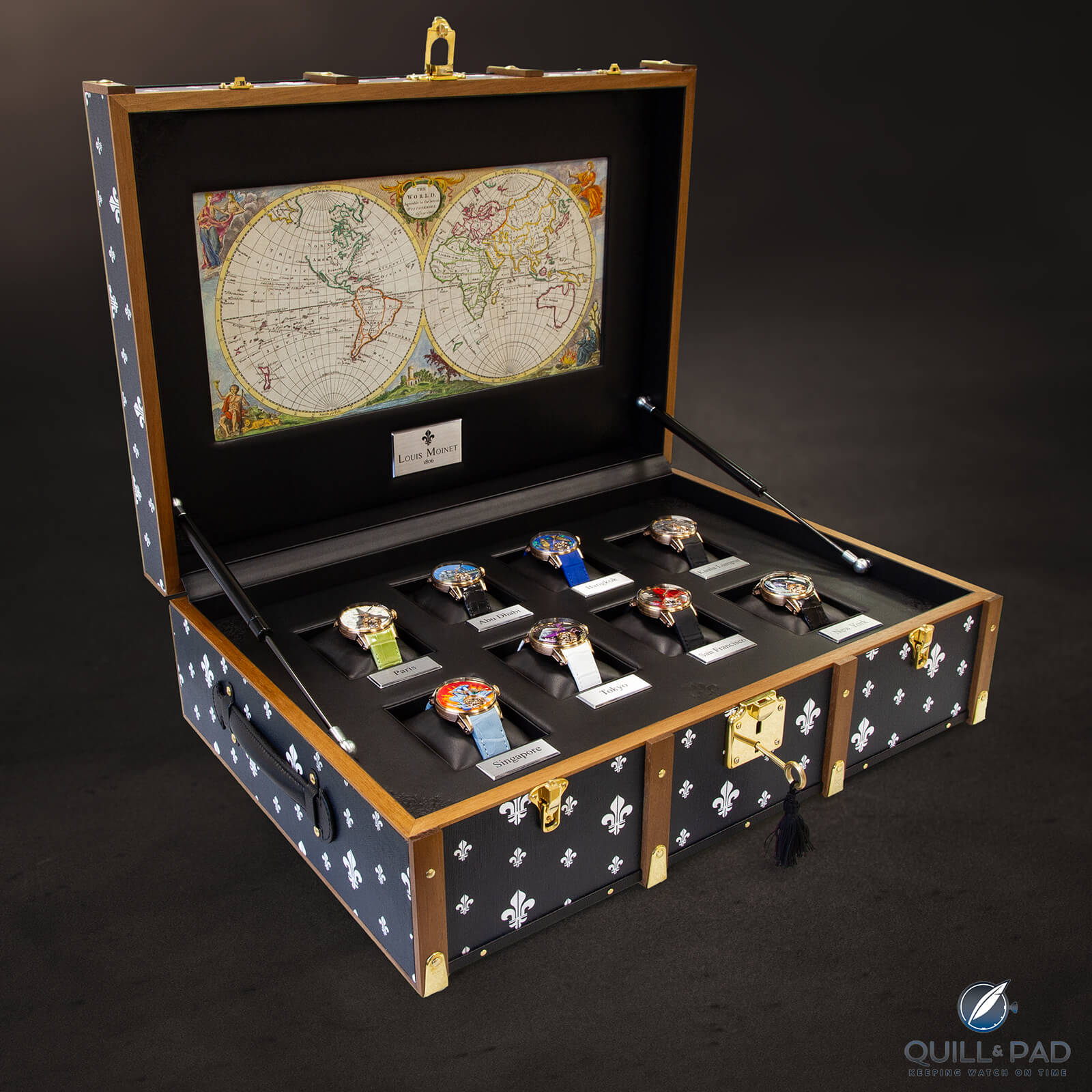 New Release : Absolutely Stunning Louis Moinet ‘Around the World in Eight Days’ Unique Piece Collection