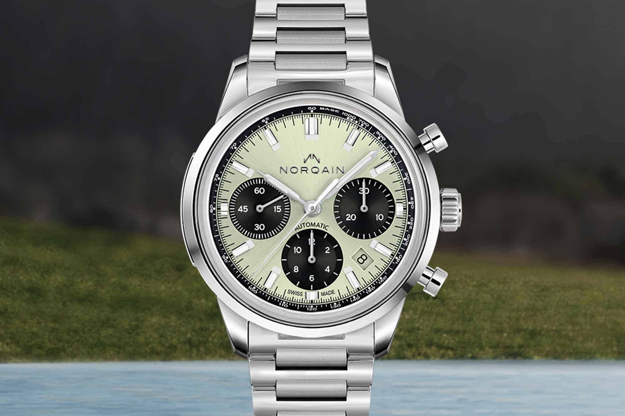 Norqain is Ready for Spring with Pastel Shades for the Freedom 60 Chronograph