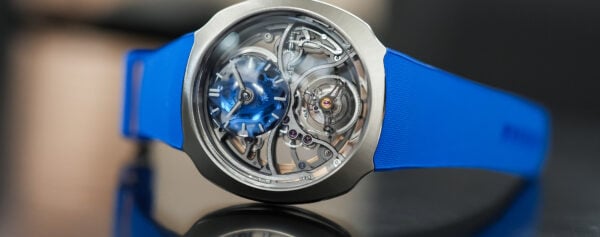 First Look – The H. Moser & Cie. Streamliner Cylindrical Tourbillon Skeleton Alpine Limited Edition