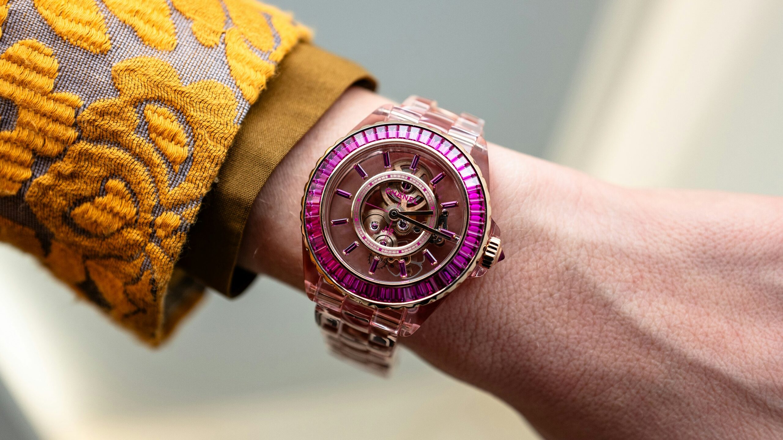 Hands-On: The Chanel J12 X-Ray In Pink Sapphire Is Not A Barbie Watch