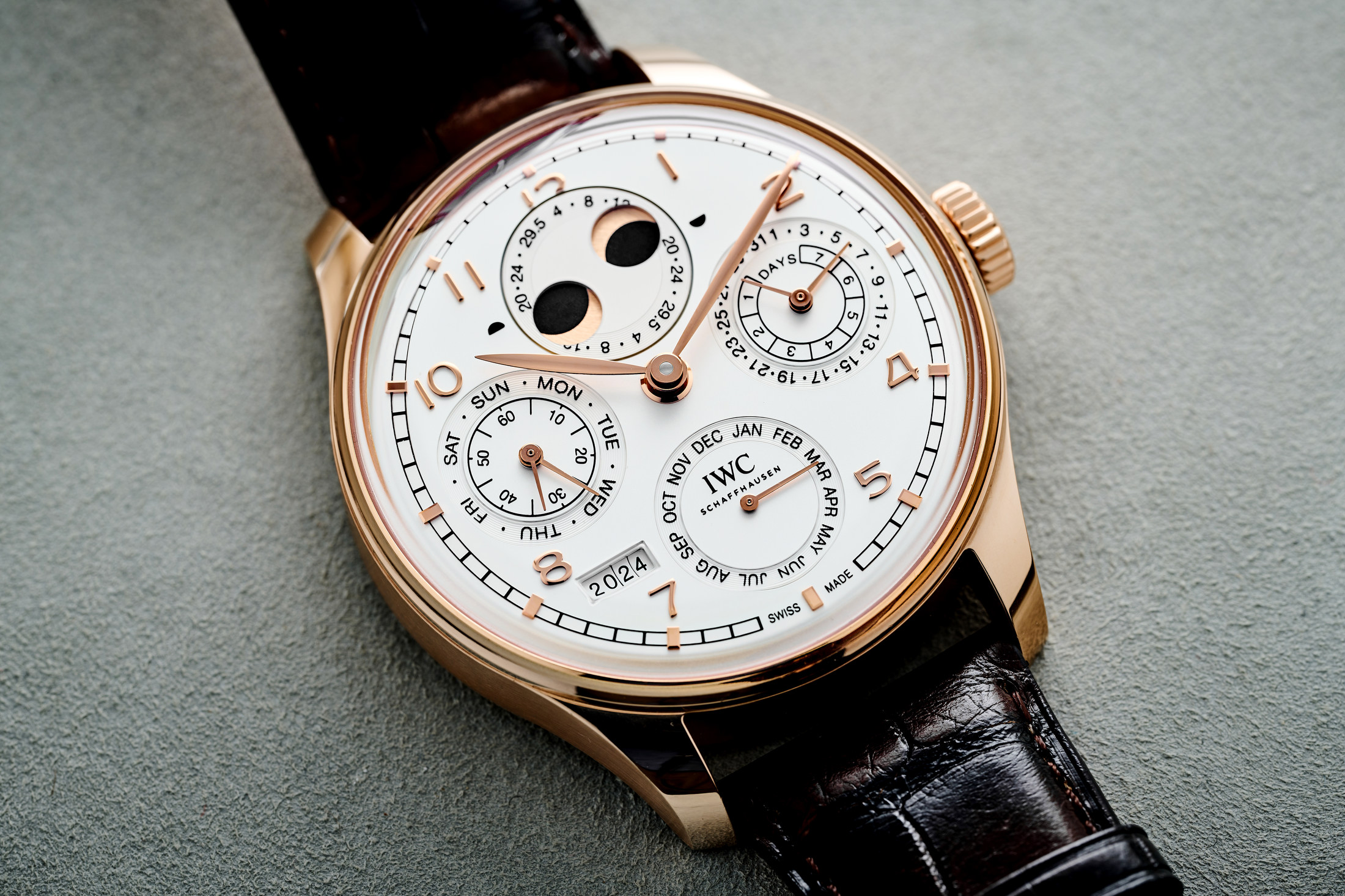 Hands-On: IWC Combines Their Core Design Language With An Updated Case In Their New Portugieser Perpetual Calendar