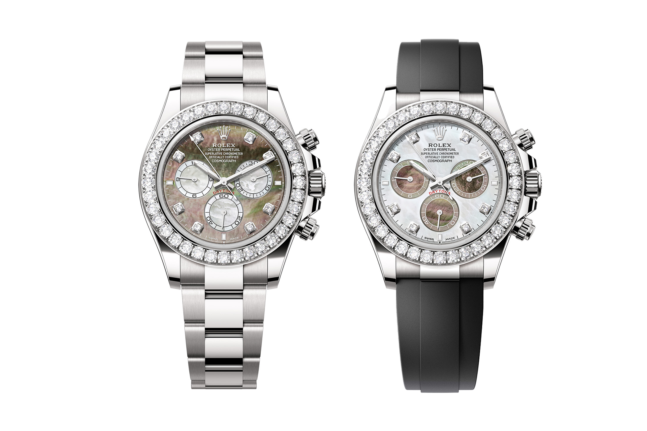 Introducing: The New White Gold Cosmograph Rolex Daytonas With Mother-Of-Pearl Dials