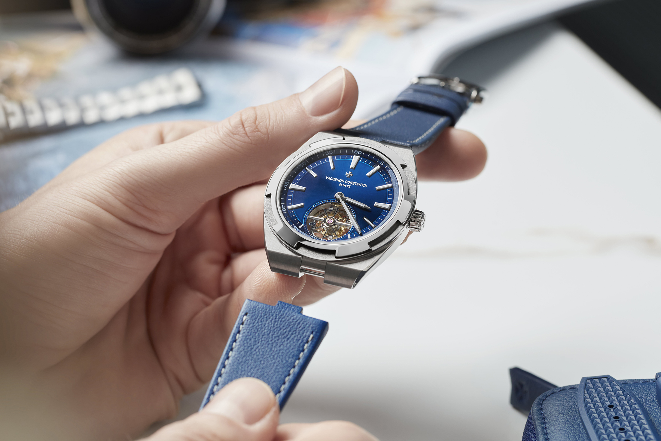 Introducing: Vacheron Constantin Gives The Titanium Overseas Tourbillon A New Dial