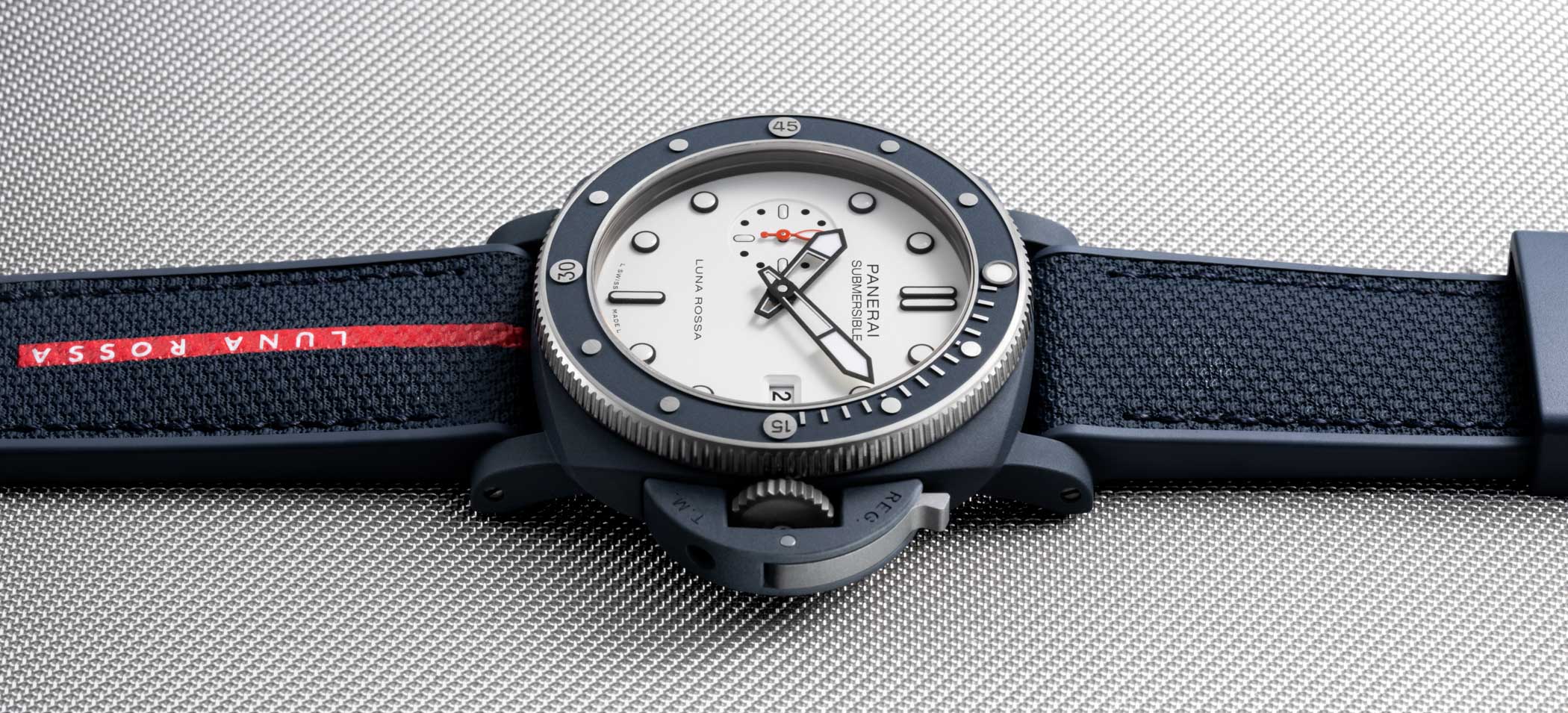 New Release: Panerai Submersible QuarantaQuattro Luna Rossa Ti-Ceramitech PAM01466 And PAM01543 Watches