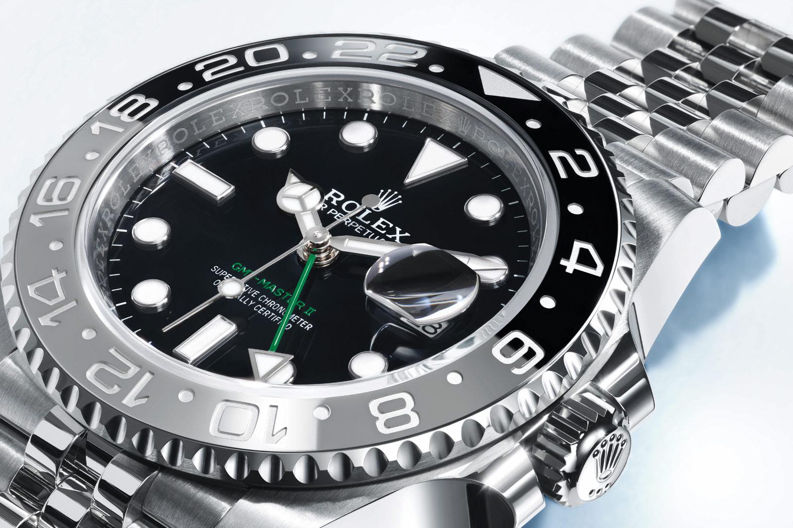 Rolex GMT-Master II 126710 GRNR with grey and black bezel