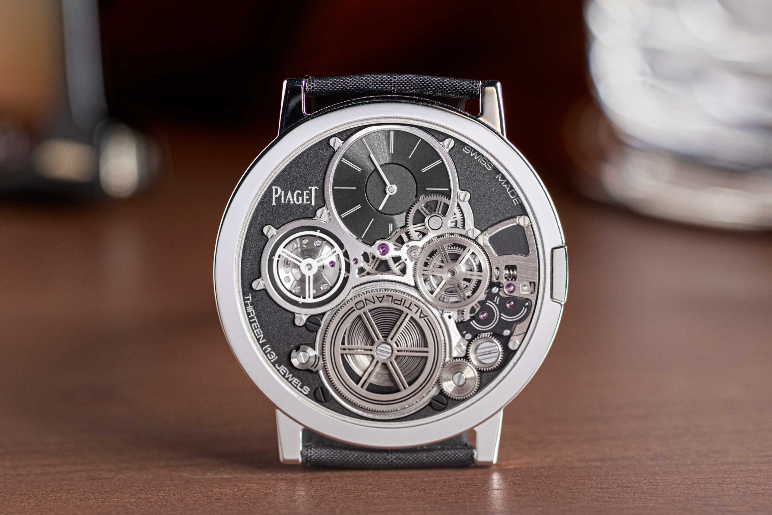 The Piaget Altiplano Ultimate Concept Tourbillon is the world’s thinnest tourbillon watch