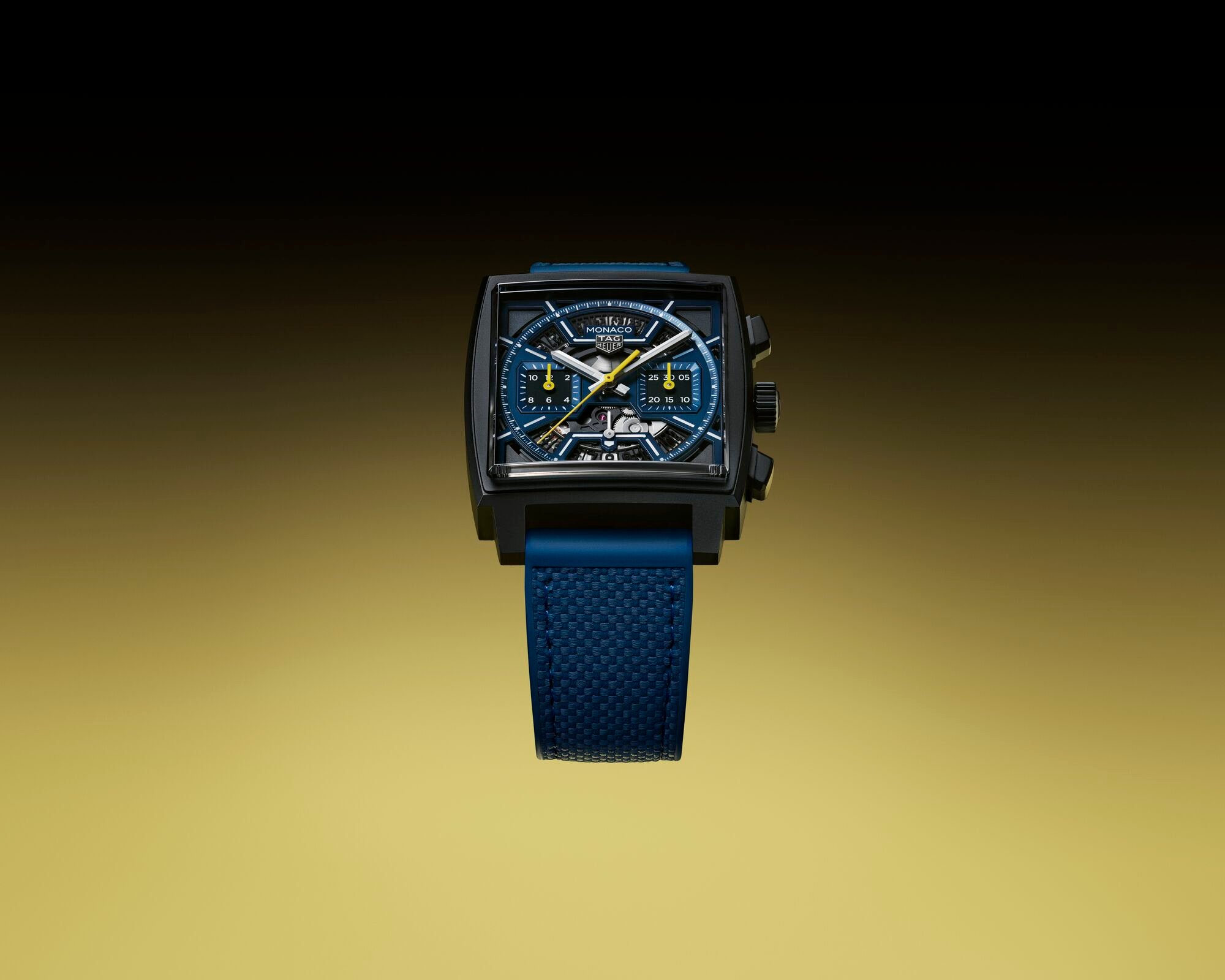 Hot Take: The New TAG Heuer Monaco Chronograph Skeleton In Black DLC Titanium
