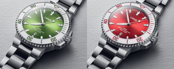 Introducing – Summer Beckons with the Oris Aquis Date 41.5mm with Watermelon Dials