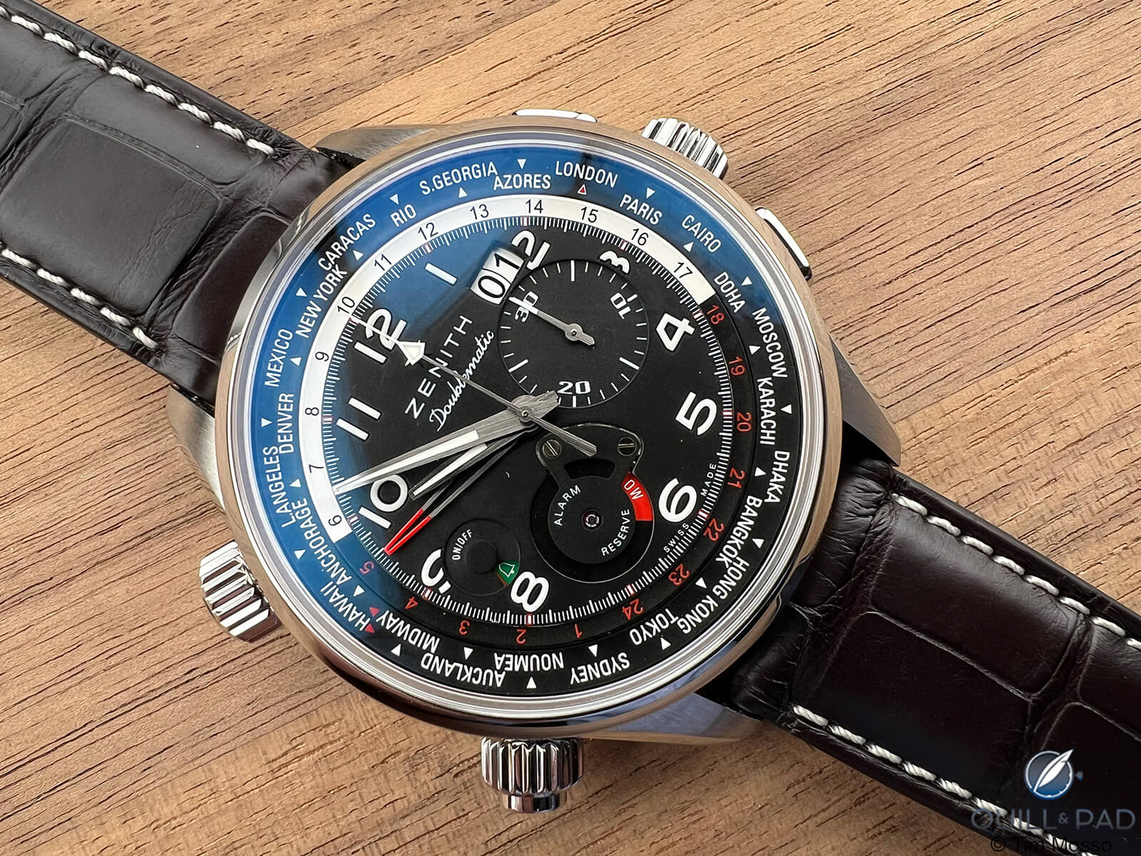 Zenith Pilot Doublematic Reviewed by Tim Mosso: It’s a Grail Watch for him (if only he had a Bigger Wrist)