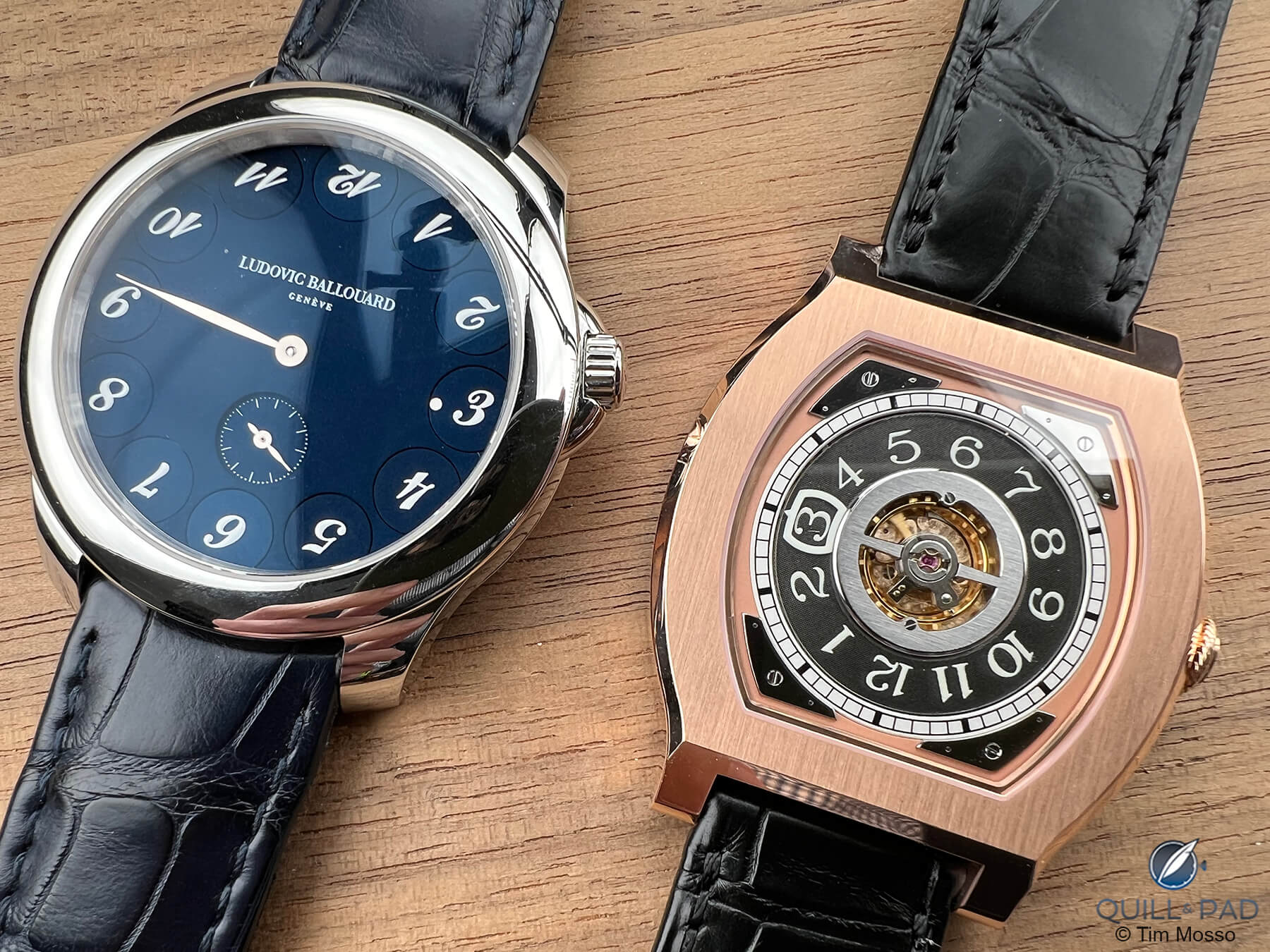 Ludovic Ballouard Upside Down and F.P. Journe Vagabondage I Reviewed by Tim Mosso