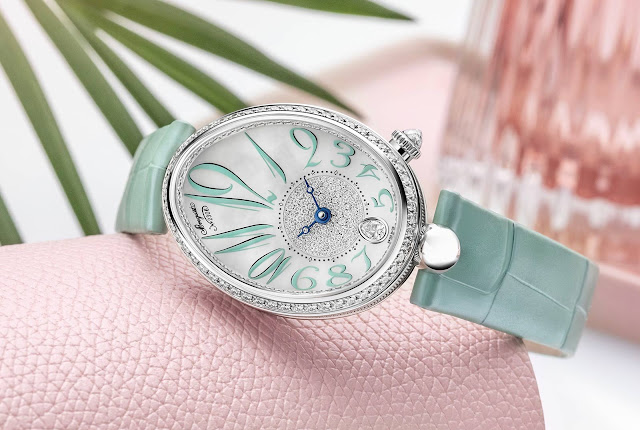 Breguet Reine de Naples 8918 Mint Green