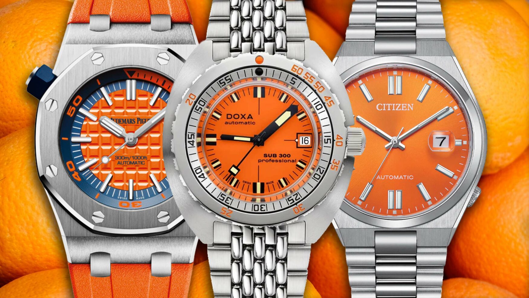 6 of the best orange dial watches