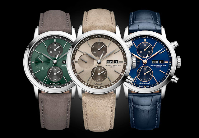Baume & Mercier Classima Chronographs 10782, 10783, 10784