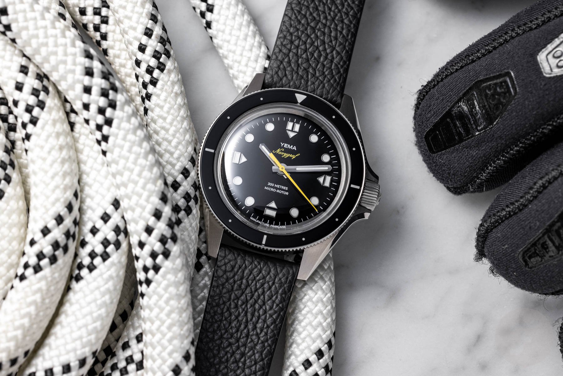 Hands-On With The Yema Navygraf Slim CMM.20 Limited Edition — Powered By An In-House Micro-Rotor Movement