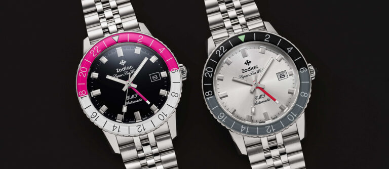 Zodiac Super Sea Wolf GMT Watch With A New STP Movement