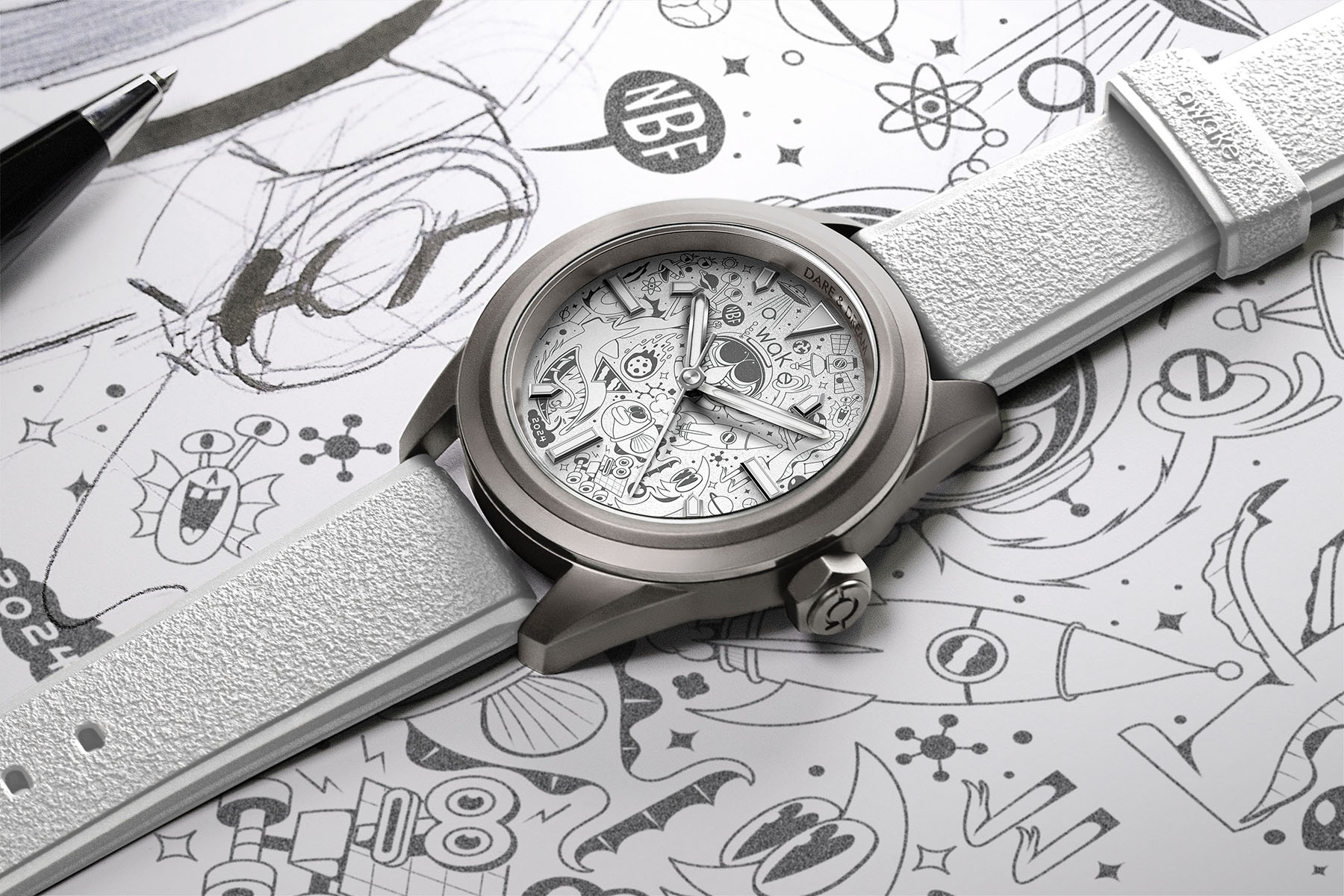 Awake Collaborates With Artist Nicolas Barrome Forgues On The Limited-Edition 01 Titane Dare & Dream