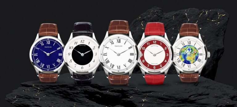 Discover Ématelier’s 2024 Sprezzatura Collection Of Watches With Sunken, Double Sunken, and Cloisonné Grand Feu Enamel Dials