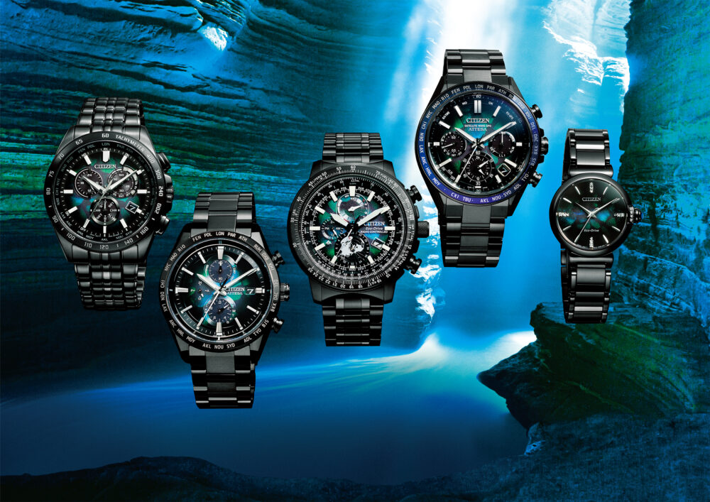 Citizen rock star watches are inspired by geological passage of time