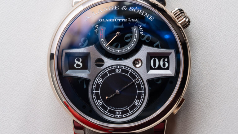 Hands-On: A. Lange & Sohne Zeitwerk Honeygold Lumen Is A Worthy Grail Watch