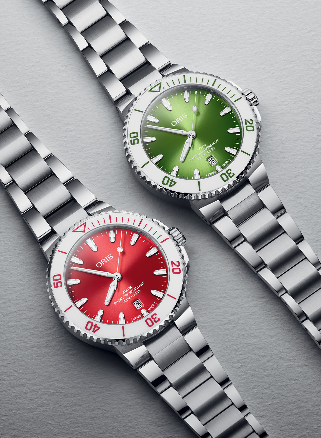 Two new Oris Aquis models add a taste of summer
