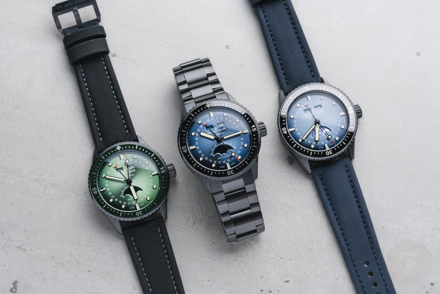 Blancpain Gets Deeper Into Ceramics With A New Bathyscaphe Quantième Complet And Bracelet