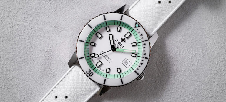 Hands-On: Zodiac Super Sea Wolf ZO9309 White Compression Diver Watch