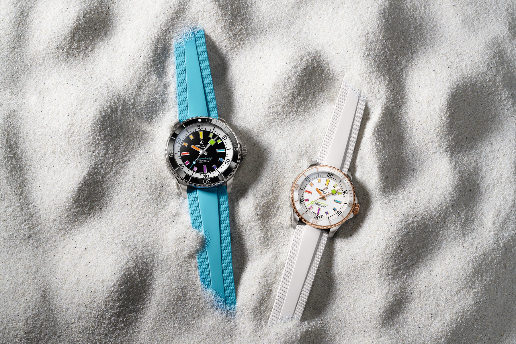 Introducing: The Breitling SuperOcean Rainbow And 46mm Super Diver Editions