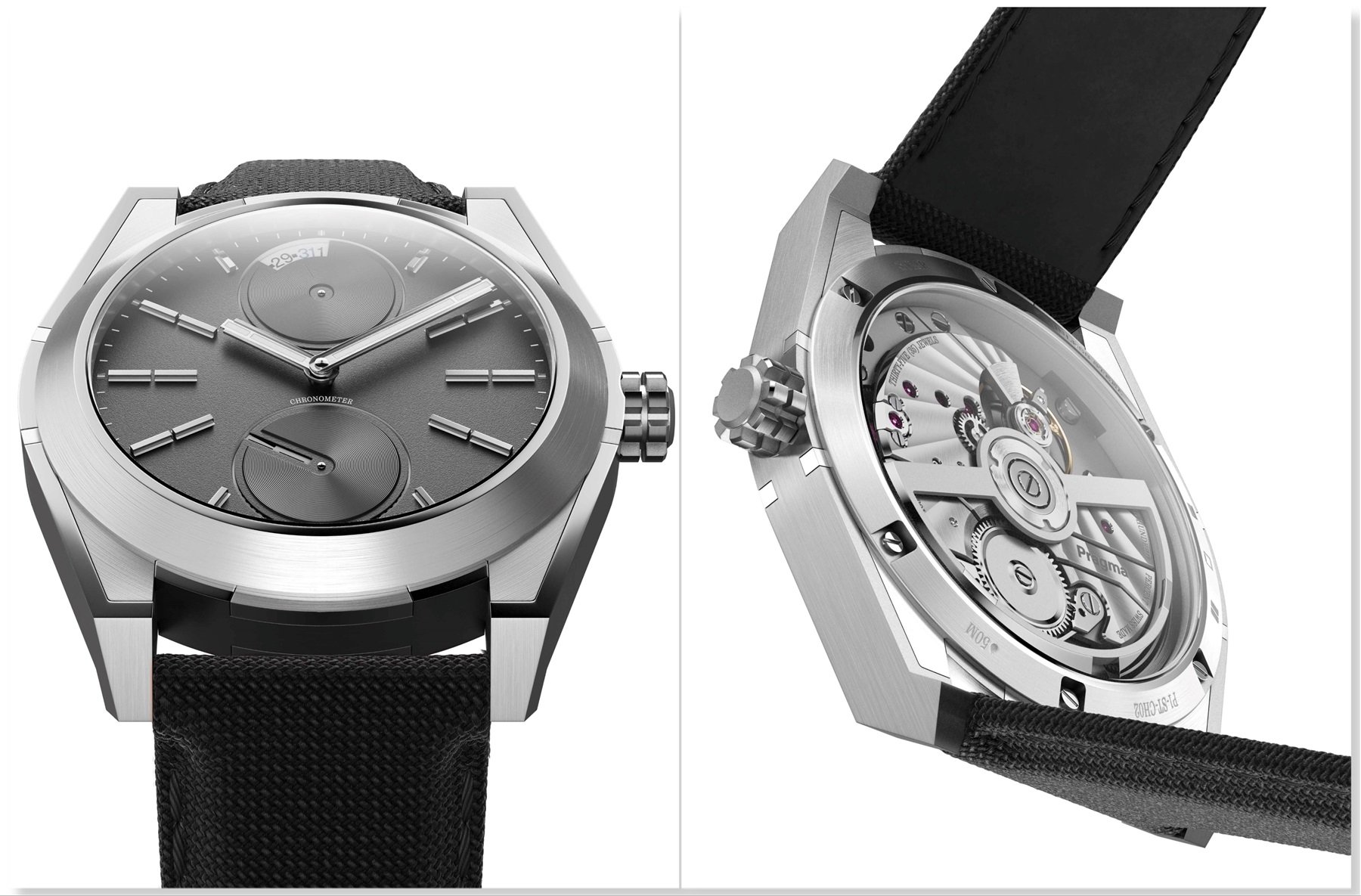 Introducing The Pragma P1 — Perseverance: A 100% Swiss Chronometer Made With 82.7% Recycled Materials