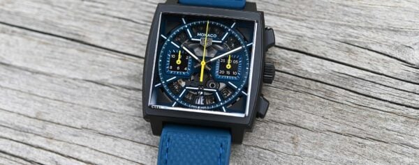 Hands-on – The Appealing looks of the TAG Heuer Monaco Chronograph Skeleton Dark Blue