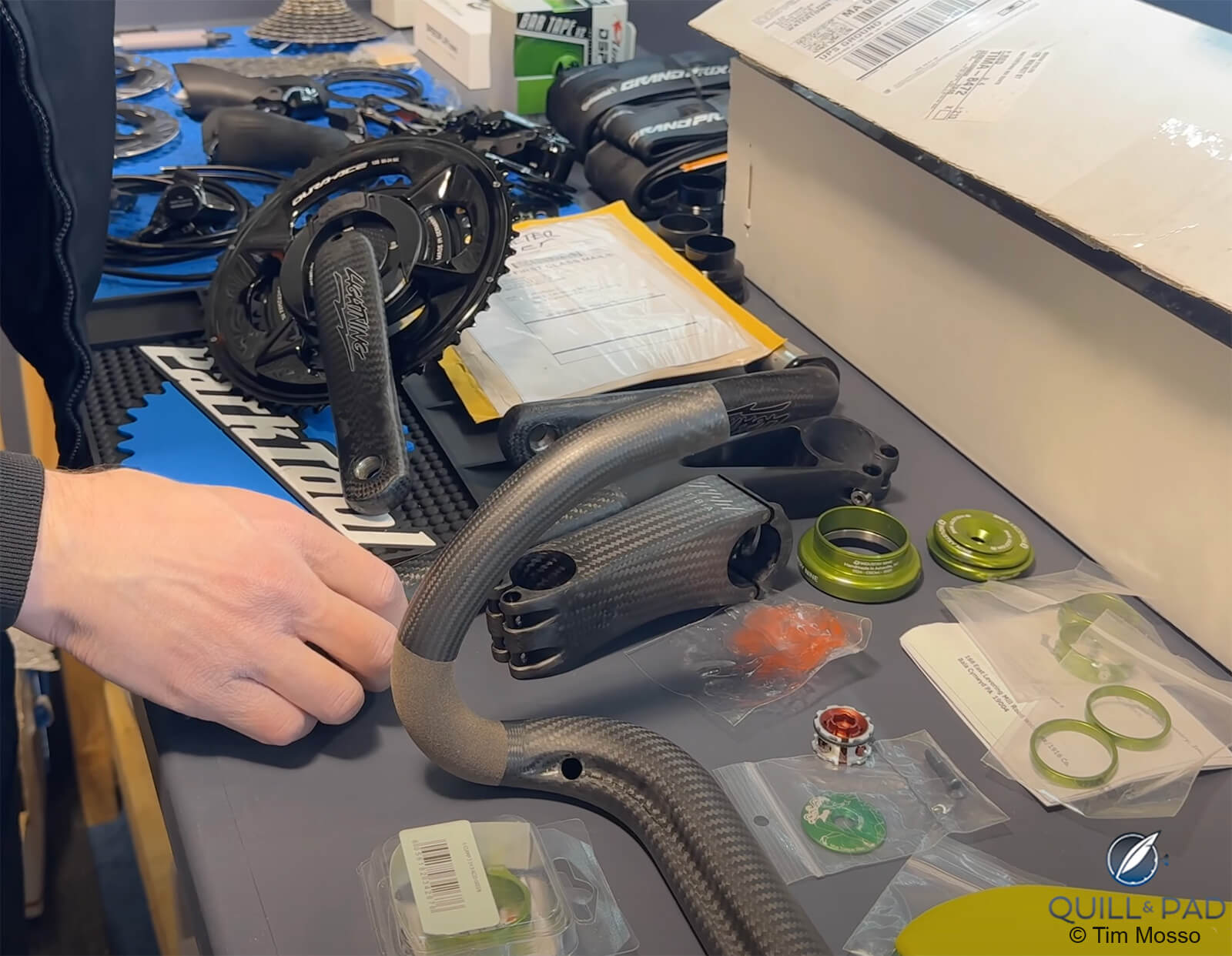 Tim Mosso Builds a Custom Road Bike Part III: The Parts