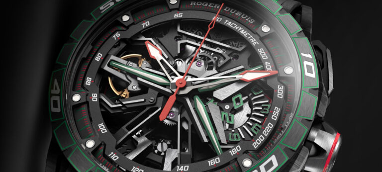 New Release: Roger Dubuis Excalibur Spider Flyback Chronograph Lamborghini Verde Mantis Watch