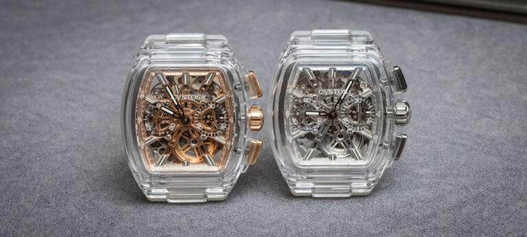 Hands-On: CVSTOS Metropolitan Chrono Skeleton Sapphire Watches 