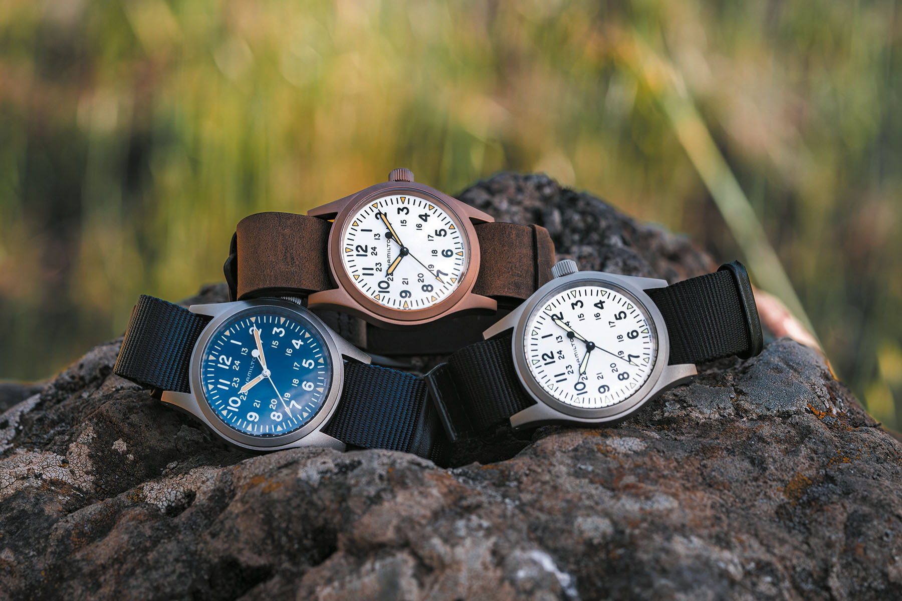 Introducing: The Hamilton Khaki Field Mechanical In Three New Colorways