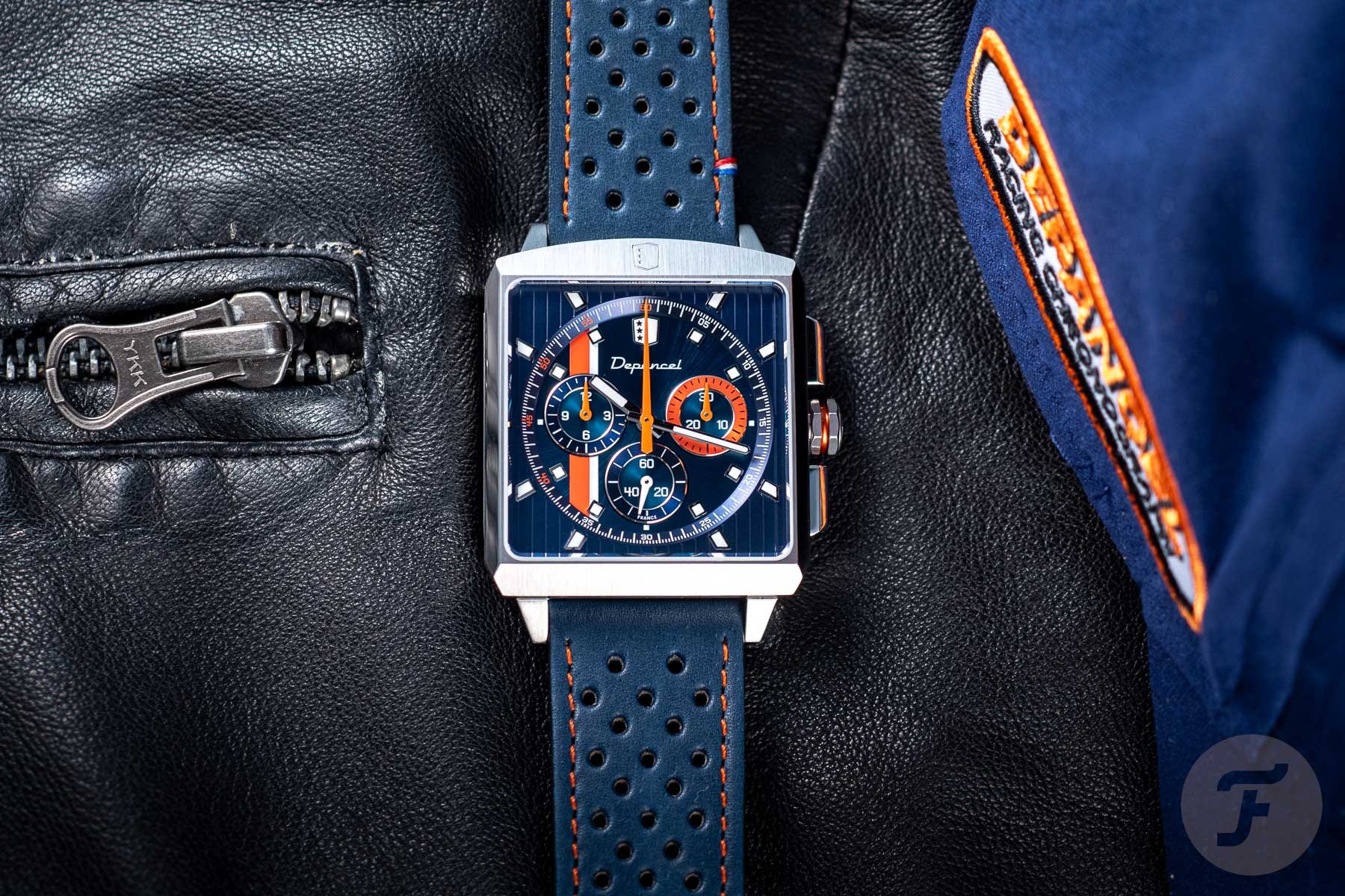 Hands-On With The Racing-Inspired Depancel Série-R Tangerine Chronograph Automatic