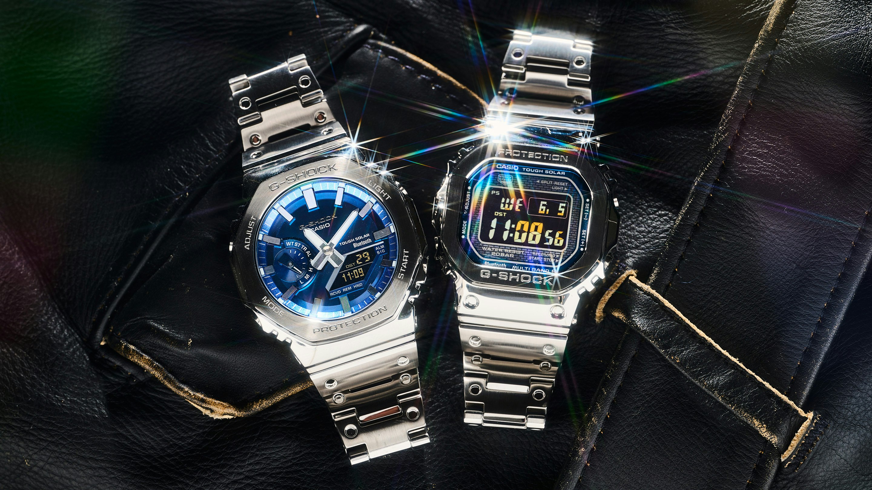 Hands-On: A Shoot-Out Between Two Full-Metal G-Shocks With The GMB2100AD-2A And GMWB5000D-2