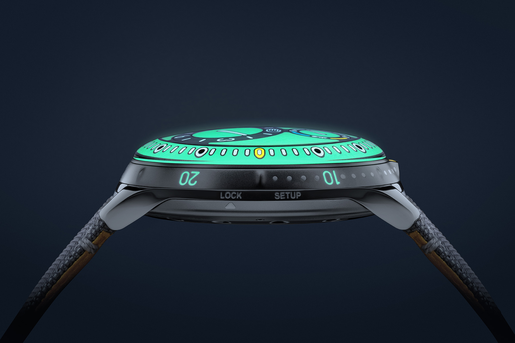 Introducing: The Spectacular Ressence Type 5 L — A Full-Lume-Dial Version Of This Stylish Dive Watch