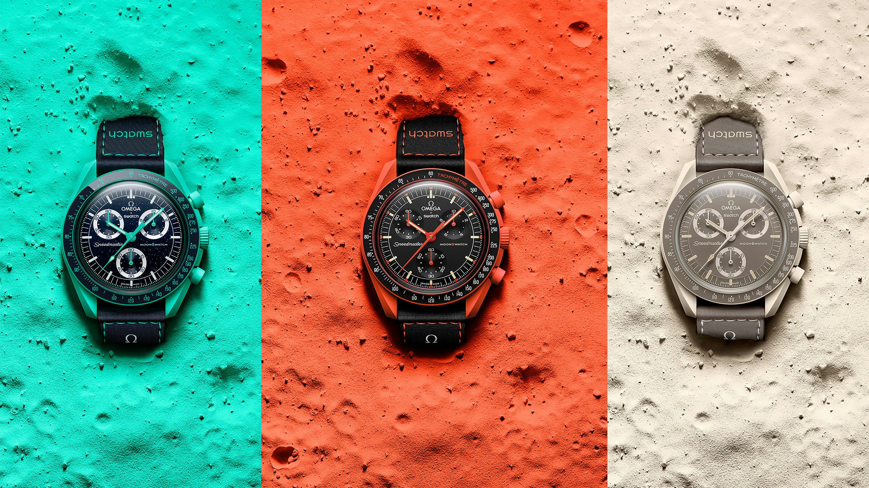 Introducing: Three New Watches With The MoonSwatch ‘Mission On Earth’